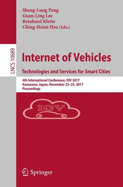 Produktbild: Internet of Vehicles. Technologies and Services for Smart Cities