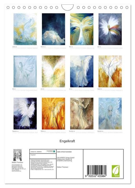 Produktbild: Engelkraft (Wandkalender 2026 DIN A4 hoch), CALVENDO Monatskalender