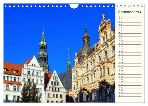 Produktbild: Zwickau - Stadt an der Mulde (Wandkalender 2026 DIN A4 quer), CALVENDO Monatskalender
