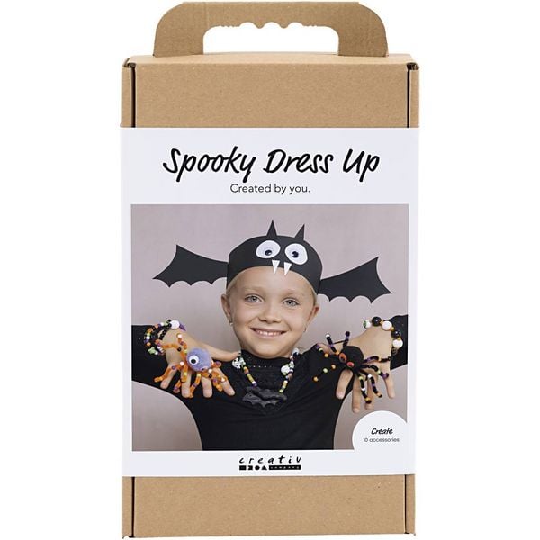 Produktbild: Creativ Company Kreativ Set Gruselige Accessoires, Kost&uuml;me und Schmuck, Halloween Farben