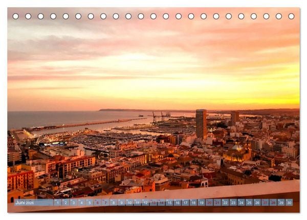 Produktbild: Alicante - Benidorm - Calp (Tischkalender 2026 DIN A5 quer), CALVENDO Monatskalender