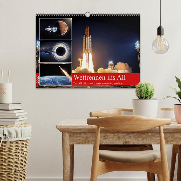 Produktbild: Wettrennen ins All (Wandkalender 2027 DIN A3 quer), CALVENDO Monatskalender