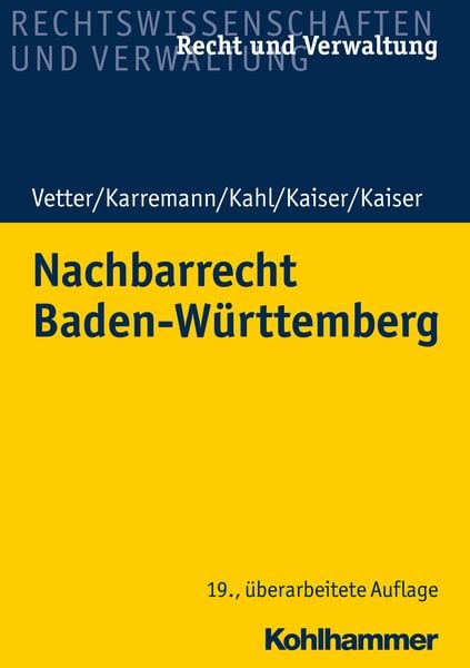 Produktbild: Nachbarrecht Baden-W&uuml;rttemberg
