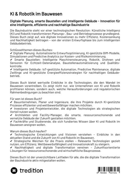 Produktbild: KI & Robotik im Bauwesen