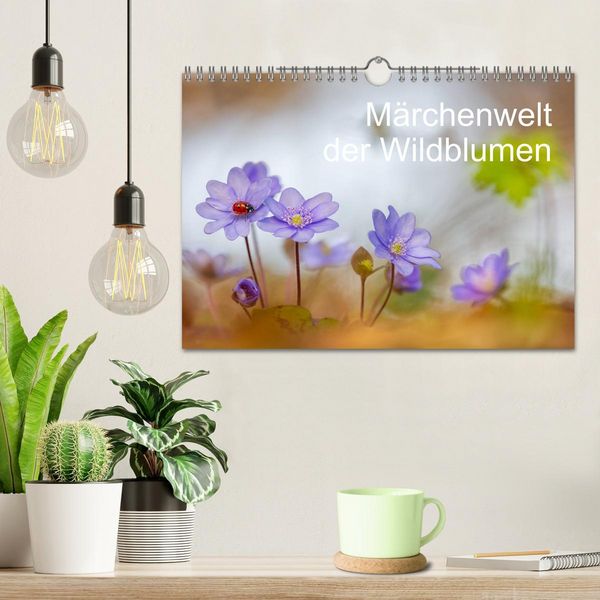 Produktbild: M&auml;rchenwelt der Wildblumen (Wandkalender 2026 DIN A4 quer), CALVENDO Monatskalender
