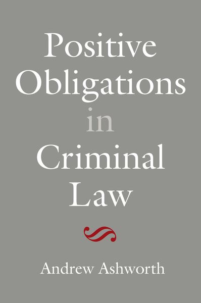 Produktbild: Positive Obligations in Criminal Law