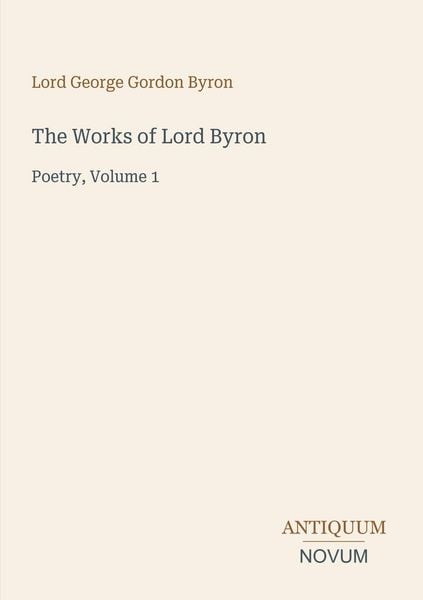 Produktbild: The Works of Lord Byron