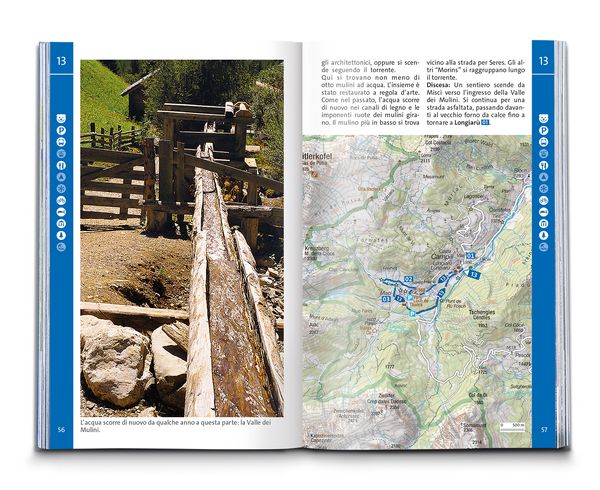 Produktbild: KOMPASS guida escursionistica Val Badia, Eccezionali Dolomiti, 50 itinerari