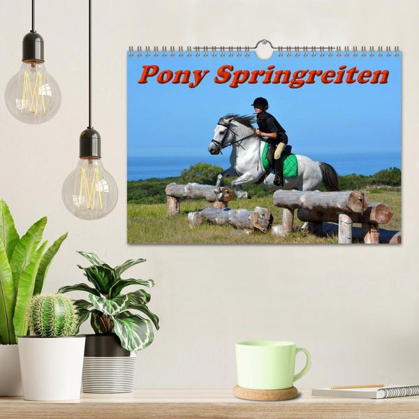 Produktbild: Pony Springreiten (Wandkalender 2026 DIN A4 quer), CALVENDO Monatskalender