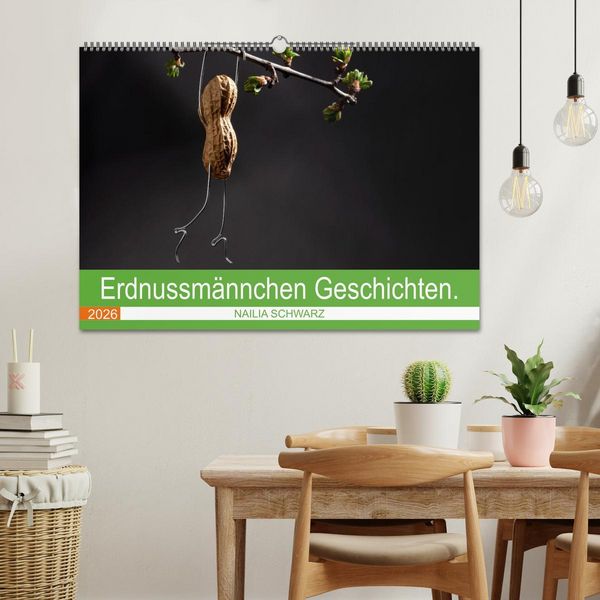 Produktbild: Erdnussm&auml;nnchen Geschichten. (Wandkalender 2026 DIN A2 quer), CALVENDO Monatskalender