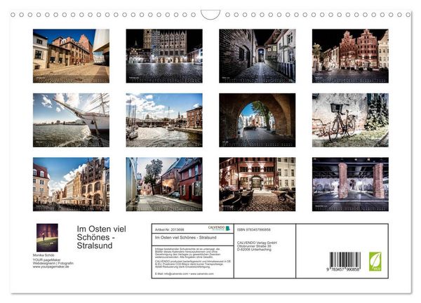 Produktbild: Im Osten viel Sch&ouml;nes - Stralsund (Wandkalender 2026 DIN A3 quer), CALVENDO Monatskalender
