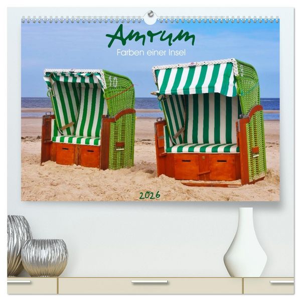 Produktbild: Amrum - Farben einer Insel (hochwertiger Premium Wandkalender 2026 DIN A2 quer), Kunstdruck in Hochglanz