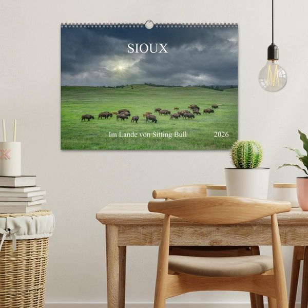 Produktbild: Sioux Im Lande von Sitting Bull (Wandkalender 2026 DIN A3 quer), CALVENDO Monatskalender