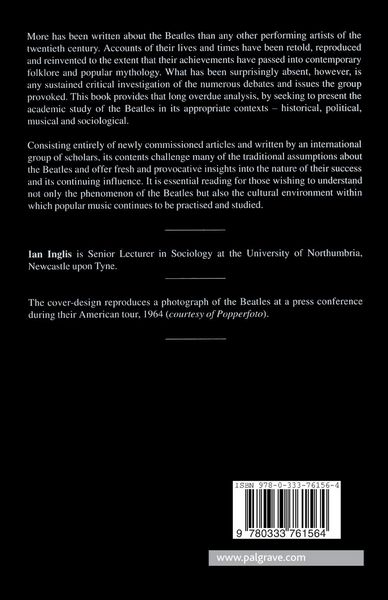 Produktbild: The Beatles, Popular Music and Society
