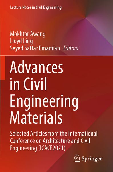 Produktbild: Advances in Civil Engineering Materials