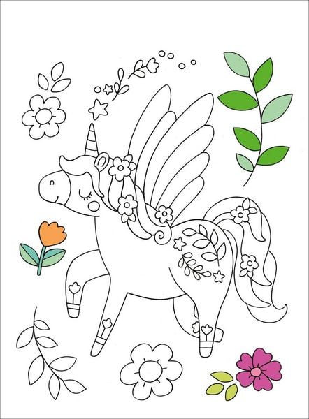 Produktbild: Meine Einhorn-Welt - Malblock