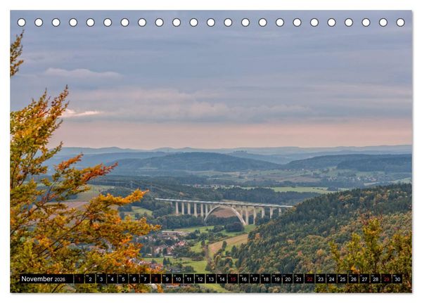 Produktbild: Br&uuml;cken des Landkreises Sonneberg (Tischkalender 2026 DIN A5 quer), CALVENDO Monatskalender