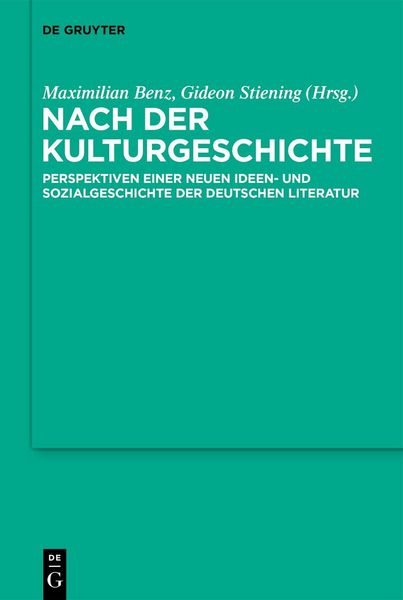 Produktbild: Nach der Kulturgeschichte