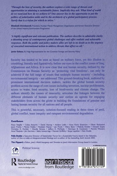 Produktbild: Human and Environmental Security