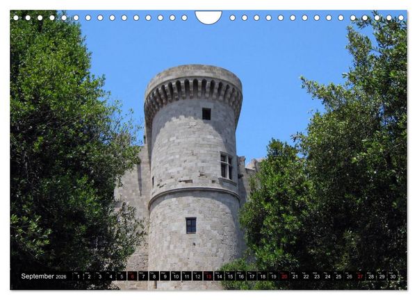 Produktbild: Rhodes - Greece (Wall Calendar 2026 DIN A4 landscape), CALVENDO 12 Month Wall Calendar