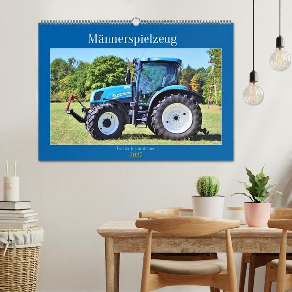 Produktbild: M&auml;nnerspielzeug Traktor Inspirationen (Wandkalender 2027 DIN A2 quer), CALVENDO Monatskalender