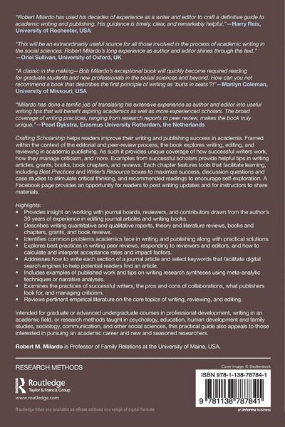 Produktbild: Crafting Scholarship in the Behavioral and Social Sciences