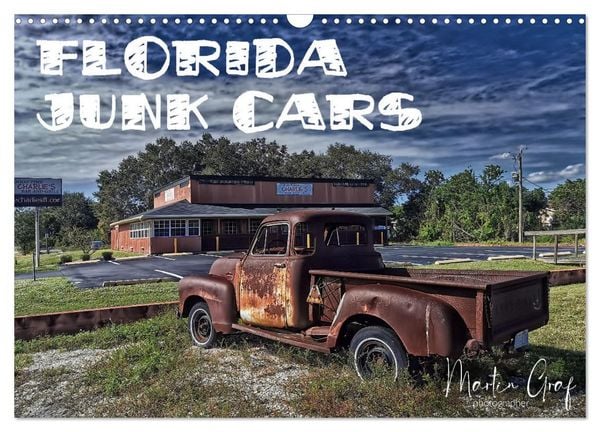 Produktbild: Florida Junk Cars (Wandkalender 2026 DIN A3 quer), CALVENDO Monatskalender