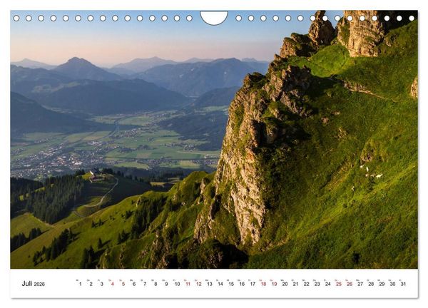 Produktbild: Kitzb&uuml;hel, Sportstadt und Wanderparadies (Wandkalender 2026 DIN A4 quer), CALVENDO Monatskalender