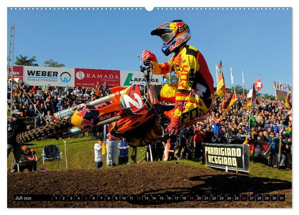 Produktbild: Blickpunkte Motocross (hochwertiger Premium Wandkalender 2026 DIN A2 quer), Kunstdruck in Hochglanz