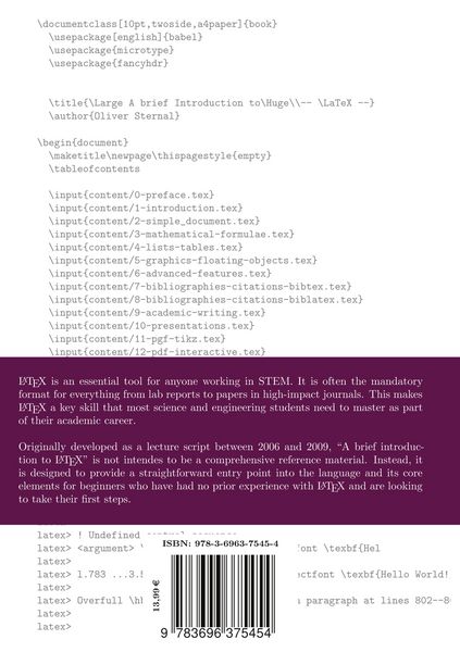 Produktbild: A Brief Introduction to LaTeX