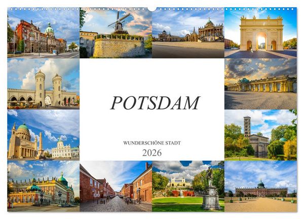 Produktbild: Potsdam Wundersch&ouml;ne Stadt (Wandkalender 2026 DIN A2 quer), CALVENDO Monatskalender