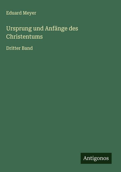 Produktbild: Ursprung und Anf&auml;nge des Christentums