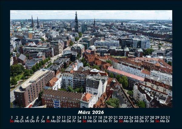 Produktbild: Hamburg 2026 Fotokalender DIN A5