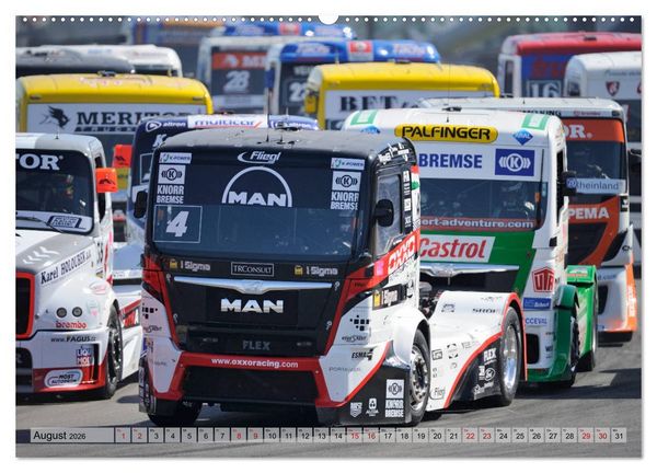 Produktbild: Best of TRUCK RACING (Wandkalender 2026 DIN A2 quer), CALVENDO Monatskalender