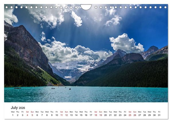 Produktbild: Canada&rsquo;s awe-inspiring sights (Wall Calendar 2026 DIN A4 landscape), CALVENDO 12 Month Wall Calendar