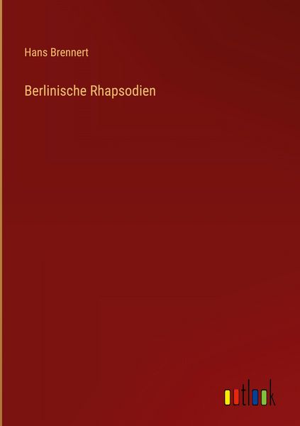 Produktbild: Berlinische Rhapsodien