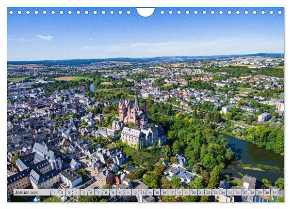 Ausblicke - Mittelhessen von Oben (Wandkalender 2025 DIN A4 quer), CALVENDO Monatskalender