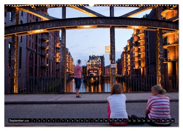 Produktbild: Hansestadt Hamburg (Wandkalender 2026 DIN A2 quer), CALVENDO Monatskalender