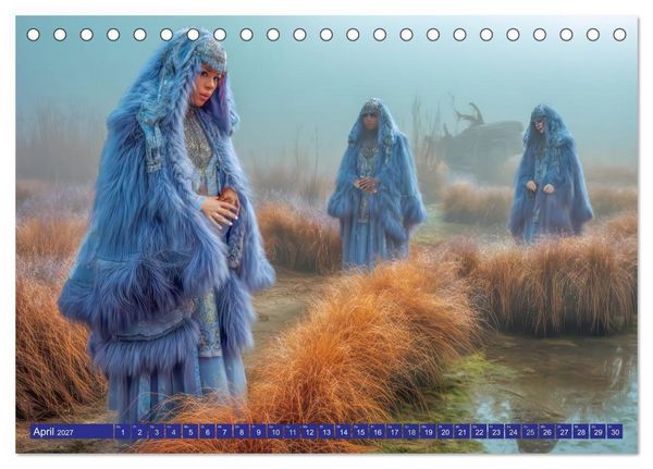 Produktbild: Mystische Kraftorte - Fantasiewerke (Tischkalender 2027 DIN A5 quer), CALVENDO Monatskalender