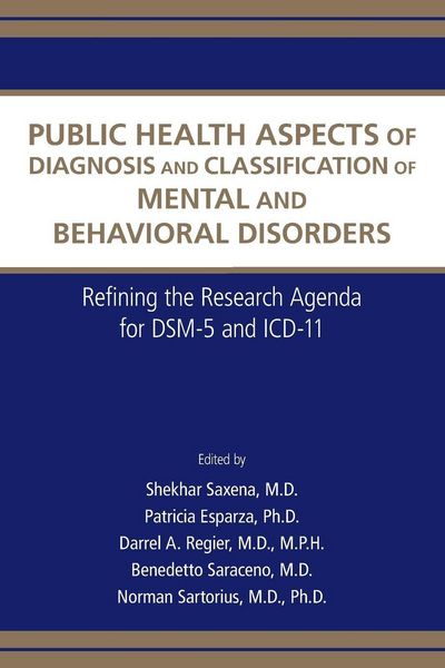 Produktbild: Public Health Aspects of Diagnosis and Classification of Mental and Behavioral Disorders