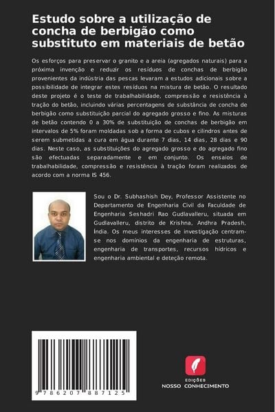Produktbild: Estudo sobre a utiliza&ccedil;&atilde;o de concha de berbig&atilde;o como substituto em materiais de bet&atilde;o