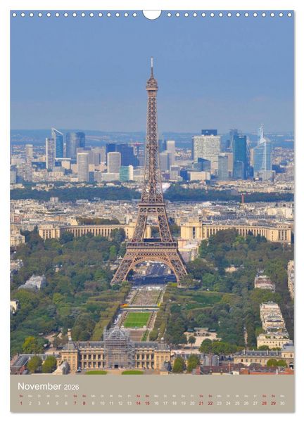 Produktbild: Erlebe mit mir Paris (Wandkalender 2026 DIN A3 hoch), CALVENDO Monatskalender