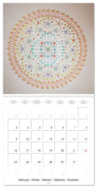 Produktbild: Sacred Geometry Healing (Wall Calendar 2026 12 &times; 12 Inch) CALVENDO 12 Month Wall Calendar