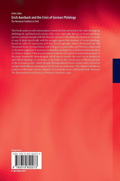 Produktbild: Erich Auerbach and the Crisis of German Philology