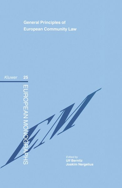 Produktbild: General Principles of European Community Law