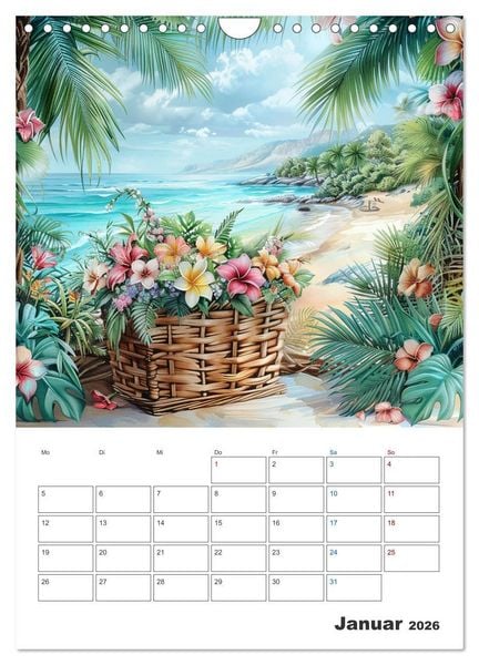 Produktbild: Sand zwischen den Zehen (Wandkalender 2026 DIN A4 hoch), CALVENDO Monatskalender