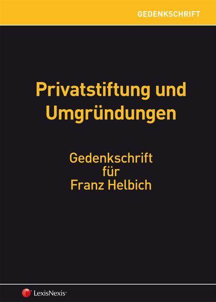 Produktbild: Gedenkschrift Franz Helbich