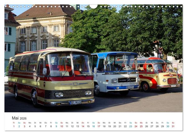 Produktbild: Omnibusse im Fokus (Wandkalender 2026 DIN A3 quer), CALVENDO Monatskalender