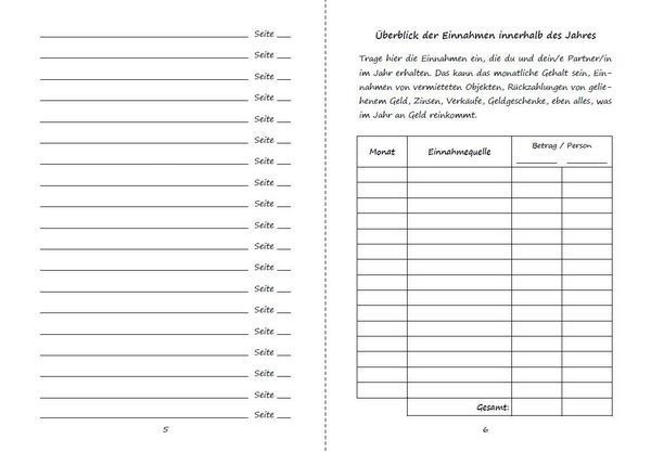Produktbild: Haushaltsbuch zum Eintragen der Ausgaben