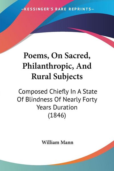 Produktbild: Poems, On Sacred, Philanthropic, And Rural Subjects